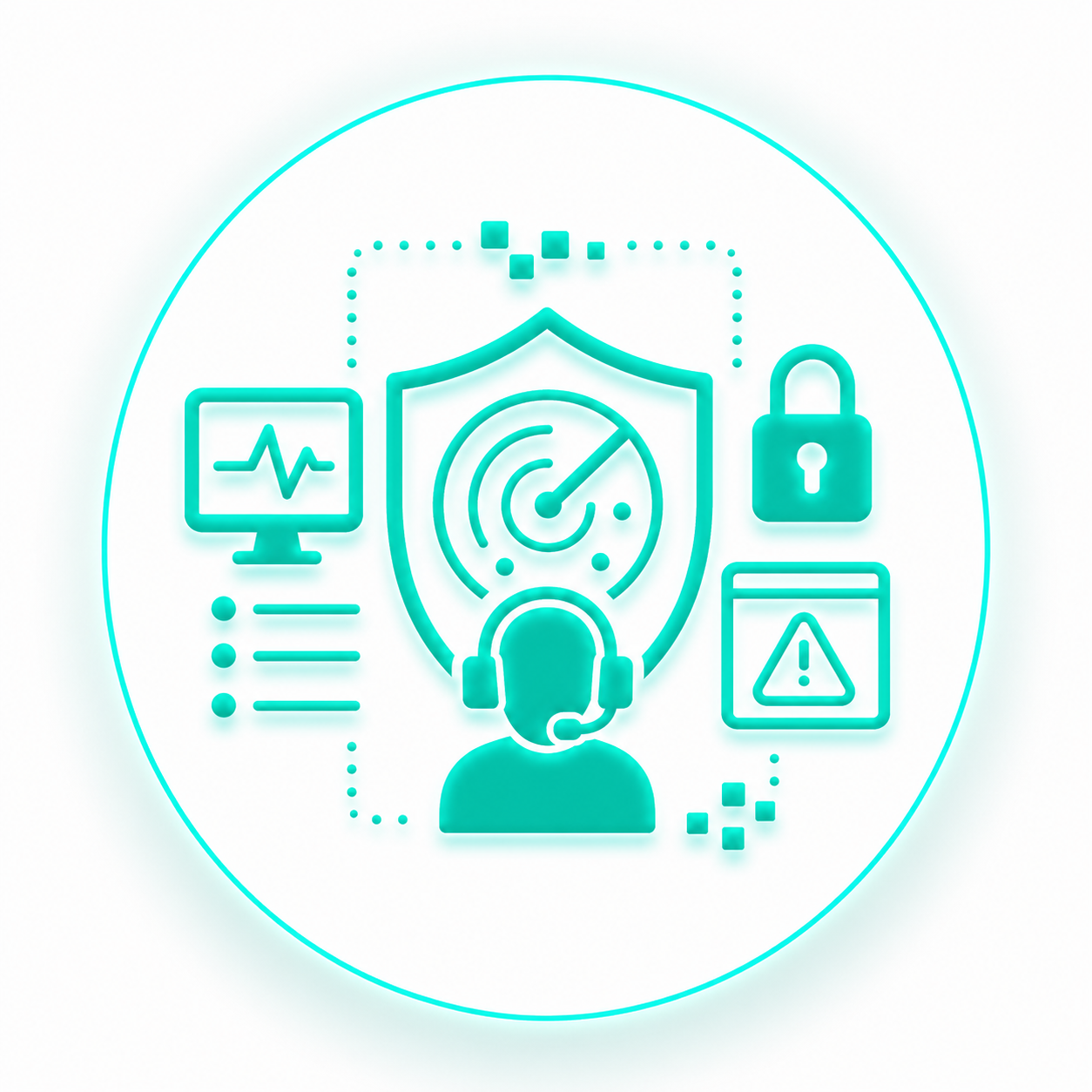 Ilustração de Security Operations Center